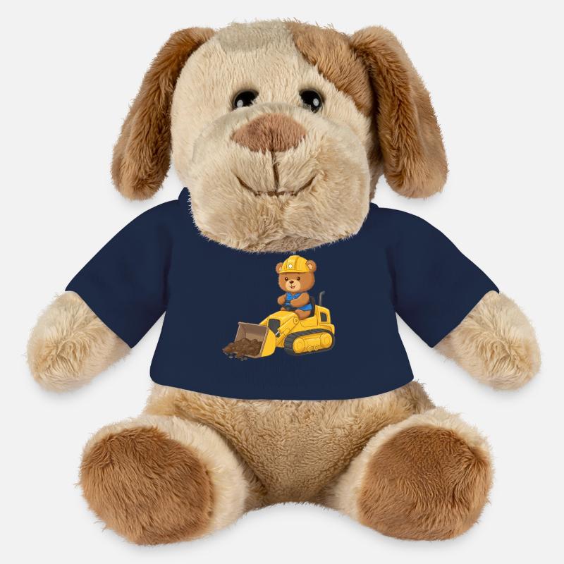 Teddybär Bauarbeiter - MiniFeet® Hund Helge - French Navy