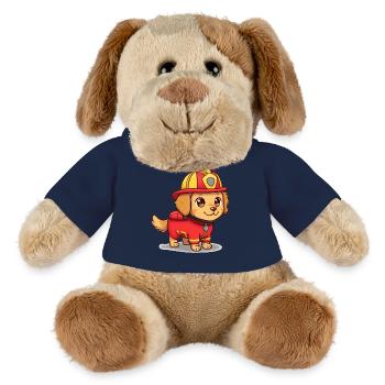 Animal Dessin Animé Chien de Feu - Chien en peluche Helge MiniFeet® - bleu marine - Devant