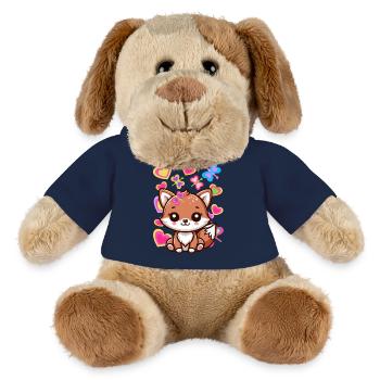 Fuchs Füchse Kinder Kind Baby - MiniFeet® Hund Helge - French Navy - Vorne