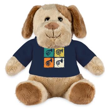 Hornist Waldhorn - MiniFeet® Hund Helge - French Navy - Vorne