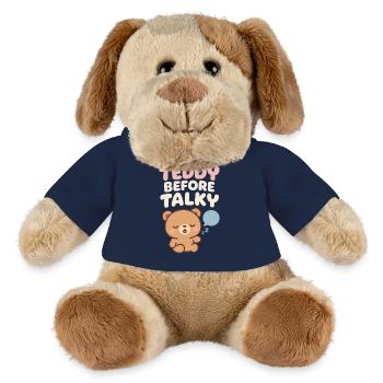 Équipe de soutien émotionnel Inner Child Healing - Chien en peluche Helge MiniFeet® - bleu marine - Devant