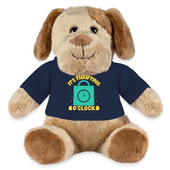 Thrift Shopper C’est une friperie O ́Clock Thrift Store - Chien en peluche Helge MiniFeet® - bleu marine - Devant