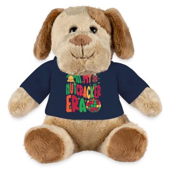 Weihnachten Xmas Spruch In My Nutcracker Era - MiniFeet® Hund Helge - French Navy - Vorne