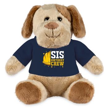Children's birthday party construction site - MiniFeet® Dog Helge - french navy - Front