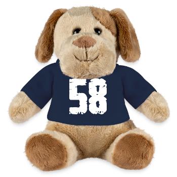 58 Number Vintage - MiniFeet® Dog Helge - french navy - Front