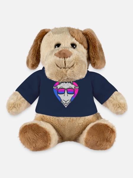 Bisexuell Ziege Geschenk - MiniFeet® Hund Helge - French Navy