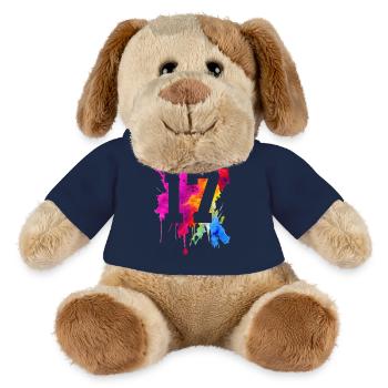17 YEARS 17TH BIRTHDAY - MiniFeet® Dog Helge - french navy - Front