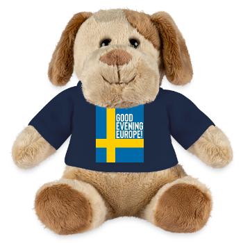 Eurovision Sweden - MiniFeet® Dog Helge - french navy - Front