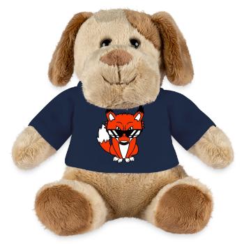 Renard Lunettes de soleil Cool Peeps High Evil Eye Fun - Chien en peluche Helge MiniFeet® - bleu marine - Devant