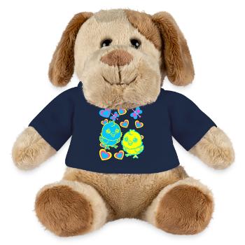 Küken Ostern Kind Kinder - MiniFeet® Hund Helge - French Navy - Vorne