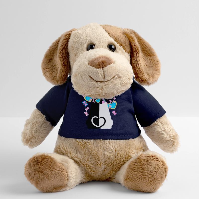 Chat Chats Saint-Valentin Rétro Vintage Saint-Valentin Chien en peluche Helge MiniFeet®