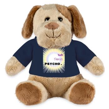 Soft Sweet Psycho Shirt – Y2K Baddie Aesthetic - MiniFeet® Dog Helge - french navy - Front