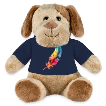 Vogelfeder: Leichtgewicht mit genialer Funktion - MiniFeet® Hund Helge - French Navy - Vorne