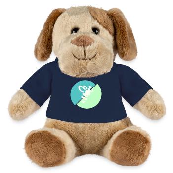 Pastel Green Contrast Bee - MiniFeet® Dog Helge - french navy - Front