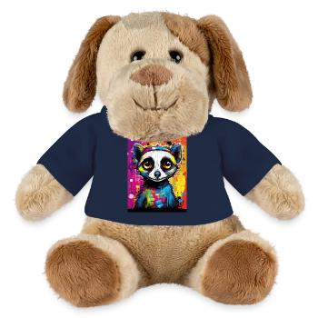 [MB] Verliebtes Erdmännchen: Farbenfrohe Zuneigung - MiniFeet® Hund Helge - French Navy - Vorne