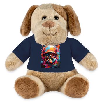 Graffiti style3 - MiniFeet® Dog Helge - french navy - Front