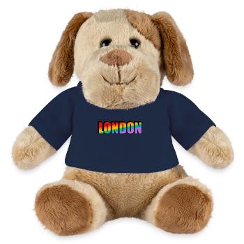 London Regenbogen LGBTQ Pride - MiniFeet® Hund Helge - French Navy - Vorne