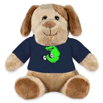 fitness crocodile 02 - MiniFeet® Hund Helge - French Navy - Vorne