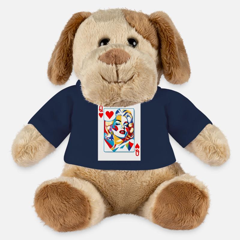 Marylin Monroe - Chien en peluche Helge MiniFeet® - bleu marine