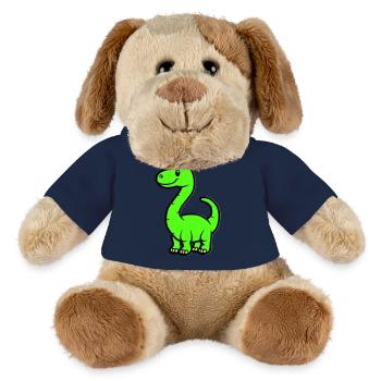 dinosaurier brontosaurus comic - MiniFeet® Hund Helge - French Navy - Vorne