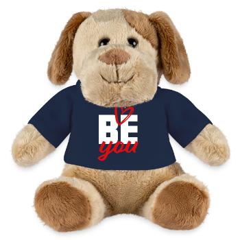 Be You - Self-Confidence, Courage, Giving Strength - MiniFeet® Dog Helge - french navy - Front