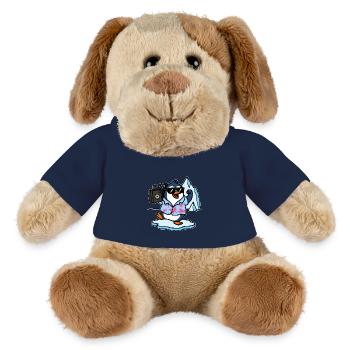 Cooler Pinguin Comic - MiniFeet® Hund Helge - French Navy - Vorne