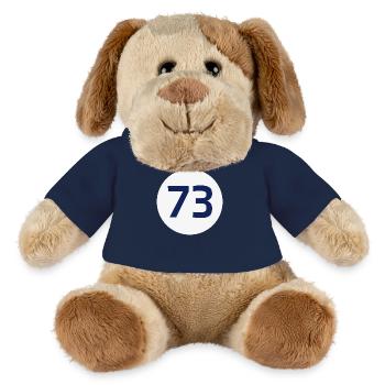 73 the best number BIG BANG Freak Theorie These - MiniFeet® Hund Helge - French Navy - Vorne