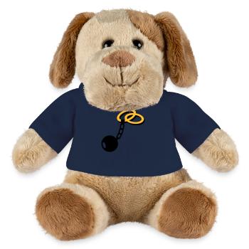 Mariage Bagues - Chien en peluche Helge MiniFeet® - bleu marine - Devant