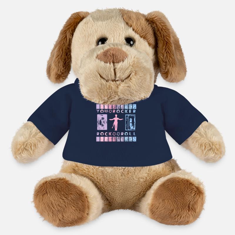 VOUS ROCKER FRONTMAN - Chien en peluche Helge MiniFeet® - bleu marine