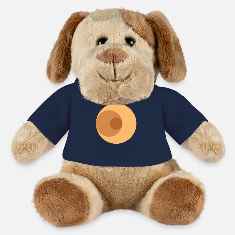 3 soleils - Chien en peluche Helge MiniFeet® - bleu marine