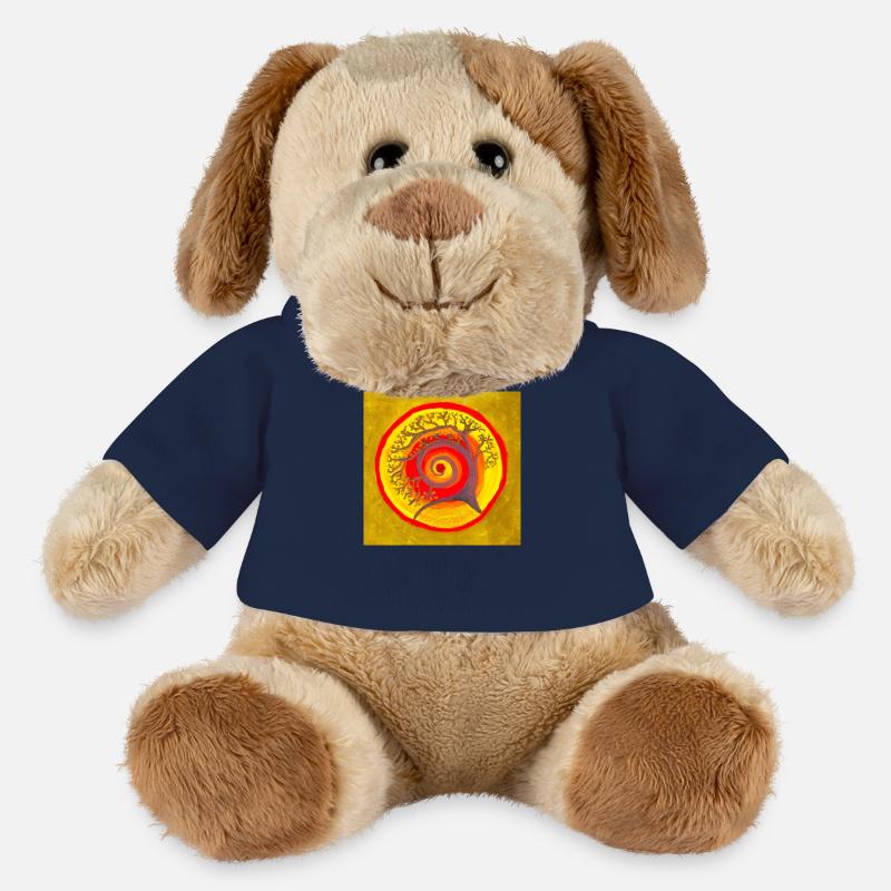 Arbre de Bouddha - Chien en peluche Helge MiniFeet® - bleu marine