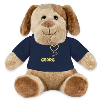 Vorname Georg - MiniFeet® Hund Helge - French Navy - Vorne
