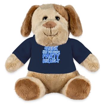 Caraïbes Caraïbes - Chien en peluche Helge MiniFeet® - bleu marine - Devant
