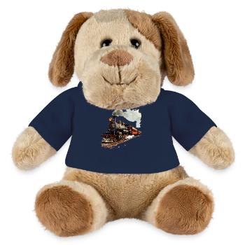 Dampflokomotiven wecken Kindheitserinnerungen - MiniFeet® Hund Helge - French Navy - Vorne