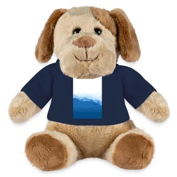 Blue mountains background - MiniFeet® Dog Helge - french navy - Front