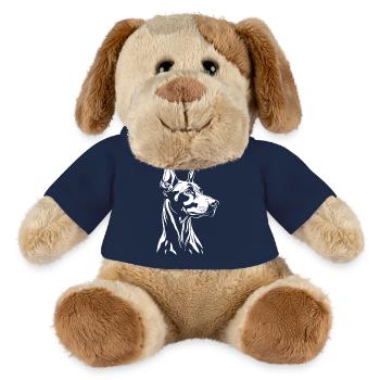 Doberman - Dog Fan - MiniFeet® Dog Helge - french navy - Front
