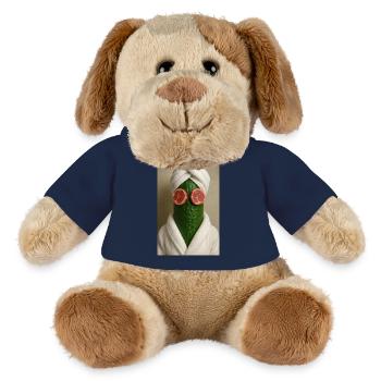 Gurken-Spa-Tag schief gelaufen - MiniFeet® Hund Helge - French Navy - Vorne