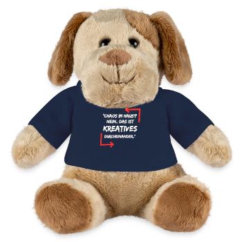 "chaos in the House" - MiniFeet® Dog Helge - french navy - Front