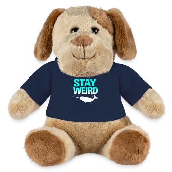 Narval - Chien en peluche Helge MiniFeet® - bleu marine - Devant