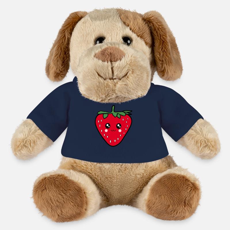 Süßes Erdbeere Design Geschenkidee zum Geburtstag - MiniFeet® Hund Helge - French Navy