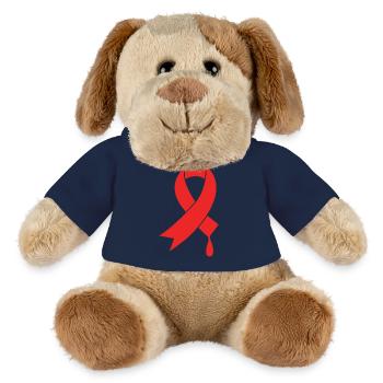 Hémophilie Hémophilie Hémophilie - Chien en peluche Helge MiniFeet® - bleu marine - Devant
