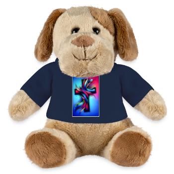 Cross colorful - MiniFeet® Dog Helge - french navy - Front
