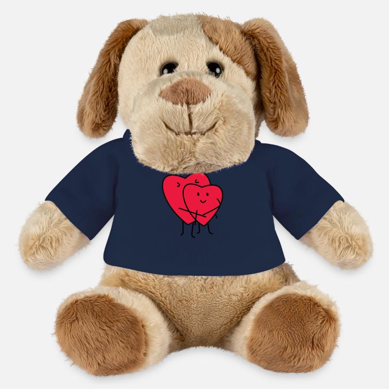 Herzen Umarmung - MiniFeet® Hund Helge - French Navy