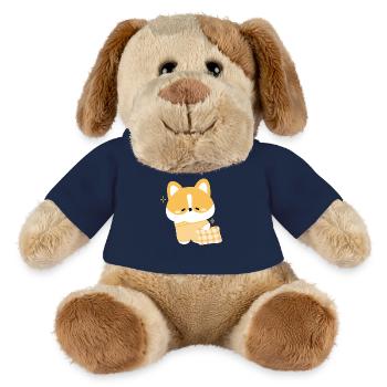 Sleepy Corgi Puppy - MiniFeet® Dog Helge - french navy - Front