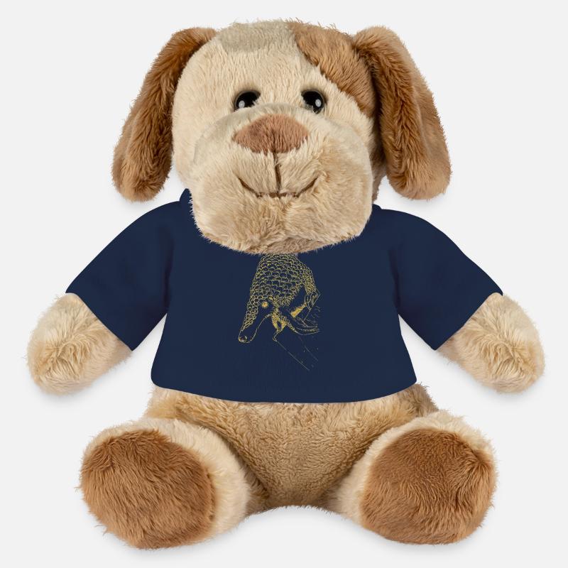 Illustrierte Designs mit Gürteltier - MiniFeet® Hund Helge - French Navy