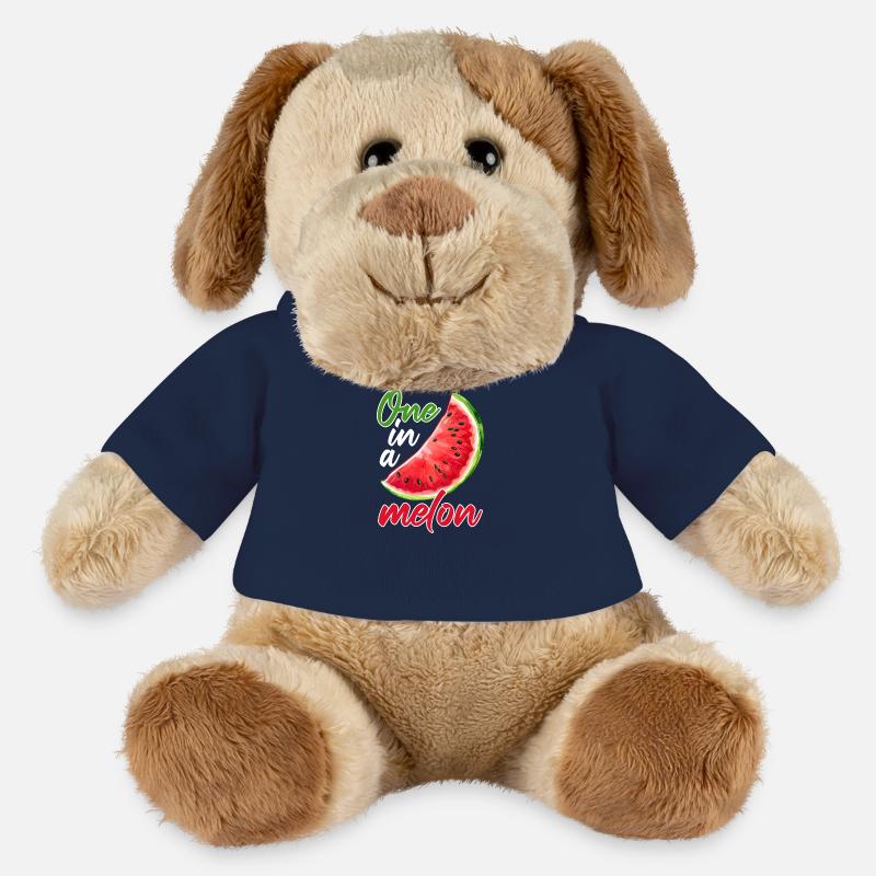 One In A Melon Lustige Melone Sommer - MiniFeet® Hund Helge - French Navy