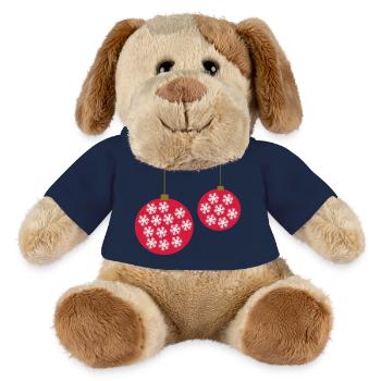 Weihnachtskugel - MiniFeet® Hund Helge - French Navy - Vorne