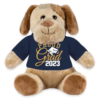 Stolzer Absolvent 2023 Graduate Student Graduation Party - MiniFeet® Hund Helge - French Navy - Vorne