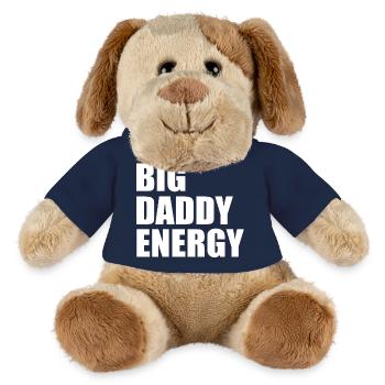 Big daddy energy - Chien en peluche Helge MiniFeet® - bleu marine - Devant