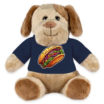 Tacos - Chien en peluche Helge MiniFeet® - bleu marine - Devant